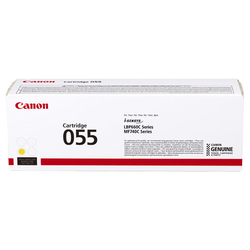 Canon 055Y (3013C002) orig. pro i-SENSYS LBP663Cdw/664Cx, MF742/744Cdw - žlutý 2.100 str.