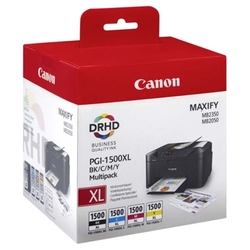Canon PGI-1500XL CMYK (9182B004) PACK orig. (CA1500XL) - CMYK 34,7 + 3x 12ml