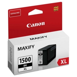Canon PGI-1500XL BK (9182B001) orig. pro MAXIFY MB2050/MB2350 (CA1500XL) - černá 34,7 ml/1.200 str