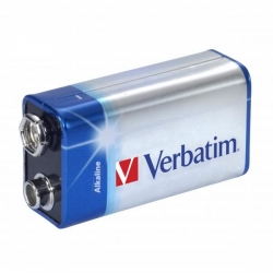 baterie alkalická VERBATIM (R61/49924) 9V - 1ks