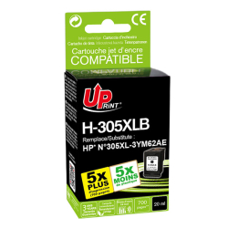 Cartridge č. 305XL (3YM62A) UPrint (HP305XL) kompatibil pro HP - černá 18 ml