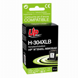 Cartridge č. 304XL (N9K08A) Uprint (HP304XL) kompatibil pro HP - černá 20 ml