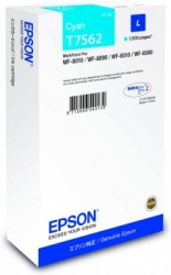 Epson T7562 orig. pro WorkForce Pro WF8010/WF8090/WF85900 - cyan ink L 14ml, 1500 str.